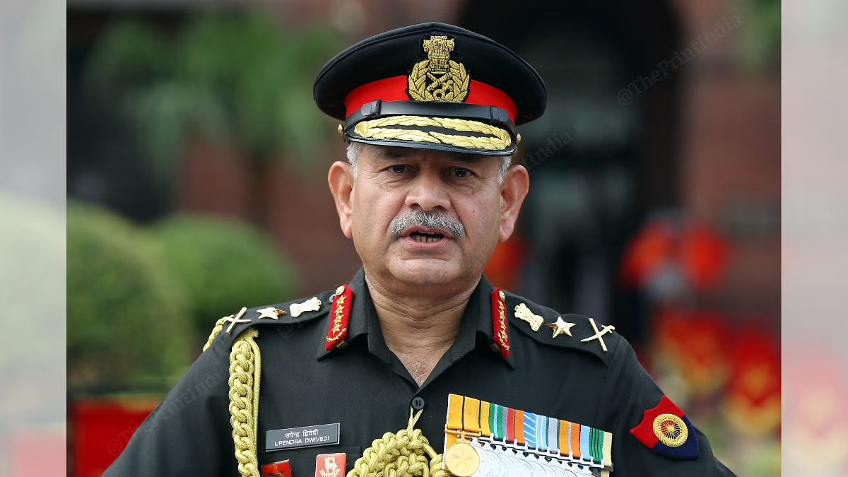 Army chief General Upendra Dwivedi