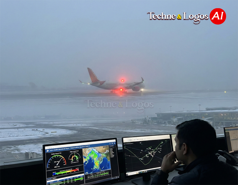 Delhi airport vs fog