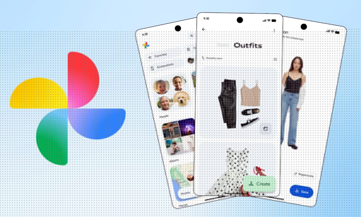 Google Photos digital wardrobe