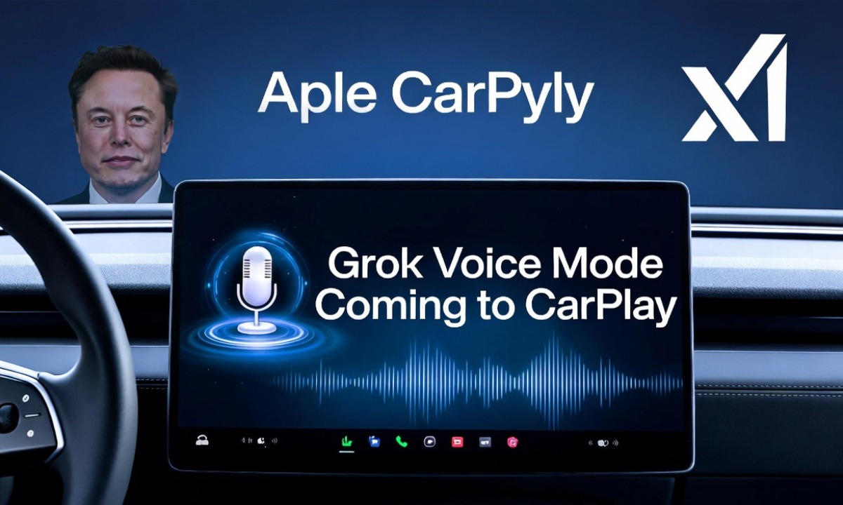 Grok Voice mode Apple CarPlay