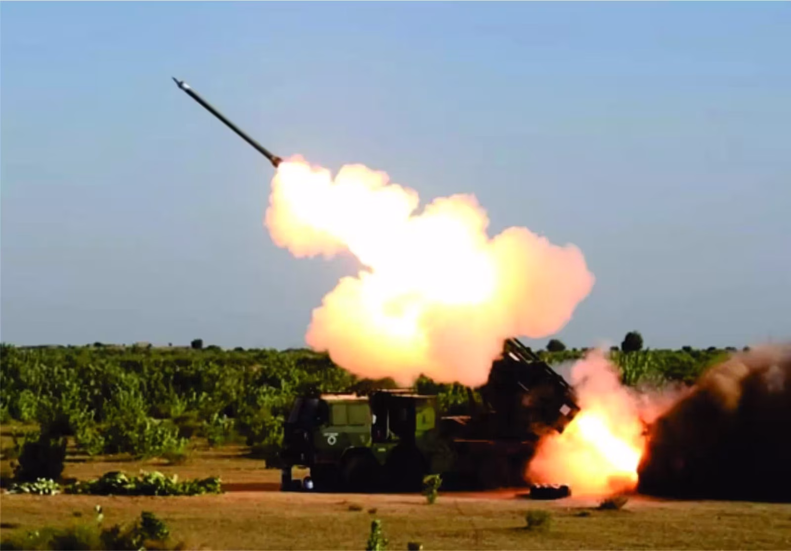 Pinaka MLRS fire-control software
