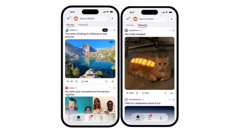 Reddit For You feed
