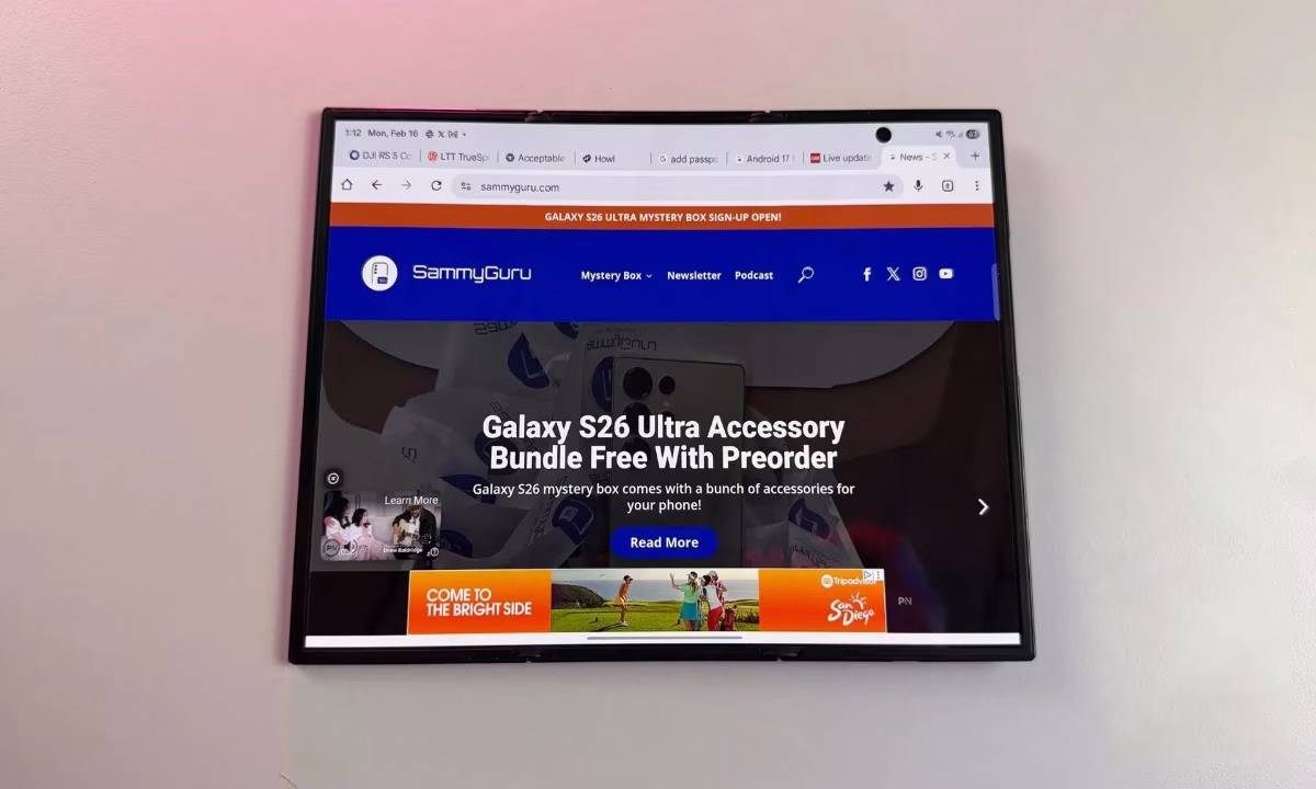 Samsung 17-inch foldable