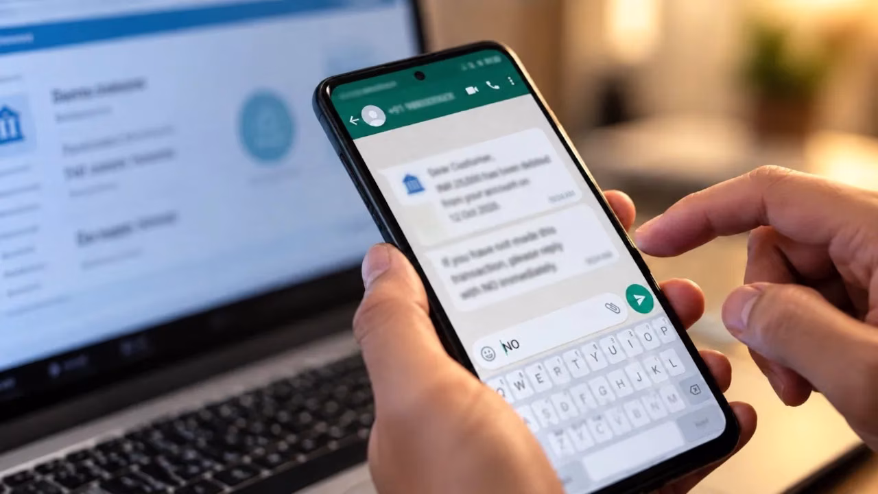 WhatsApp bank fraud